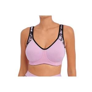 NEW FREYA sonic underwire moulded spacer sports bra in haze purple pink